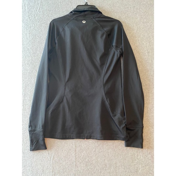 Aerie F.I.T. XS Petite Front Zip Lightweight Jacket EUC Black - Picture 4 of 4